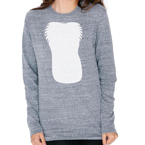 Halloween Koala Costume Mens Soft Long Sleeve T Shirt