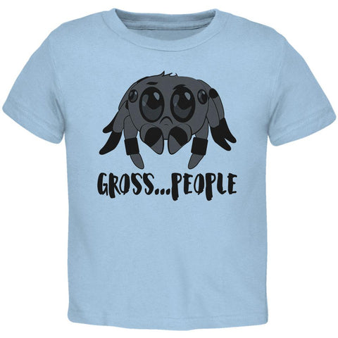 Cute Jumping Spider Cartoon Anti-Social Gross People Toddler T Shirt