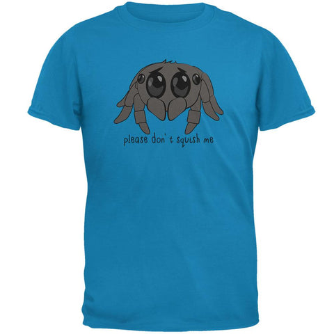 Cute Jumping Spider Cartoon Please Don't Squish Me Mens T Shirt