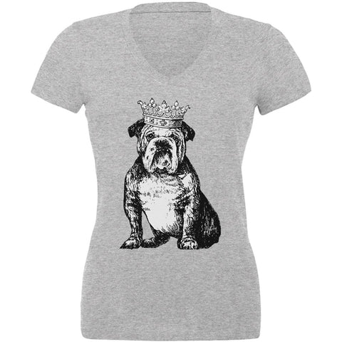 Bulldog Crown Juniors V-Neck T Shirt