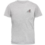 Hippo Moose Hippopotamoose Pocket Pet Mens Pocket T Shirt