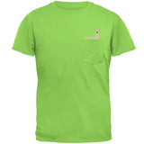 Nacho Llama Funny Pocket Pet Mens Pocket T Shirt