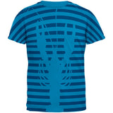 Lobster Navy Nautical Stripes Mens T Shirt