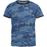 Great White Shark Camo Men's Soft T-Shirt