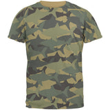 Great White Shark Camo Mens T Shirt