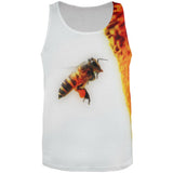 Honey Bee in Flight All Over Mens Tank Top
