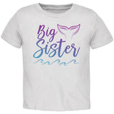 Big Sister Mermaid Tail Ocean Toddler T Shirt