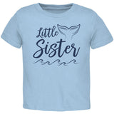 Little Sister Mermaid Tail Ocean Toddler T Shirt