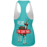 Relax I've Goat Got This All Over Womens Work Out Tank Top