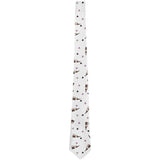 Retro Ferret Pattern All Over Neck Tie
