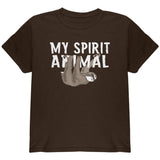 Sloth is My Spirit Animal Youth T Shirt