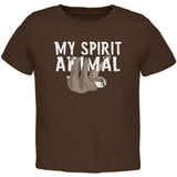 Sloth is My Spirit Animal Toddler T Shirt