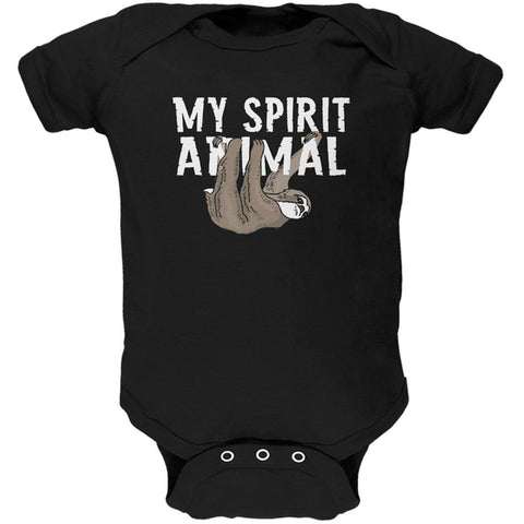 Sloth is My Spirit Animal Soft Baby One Piece