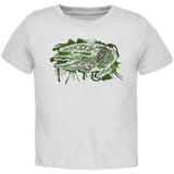 Alligator Swamp Water Splatter Toddler T Shirt