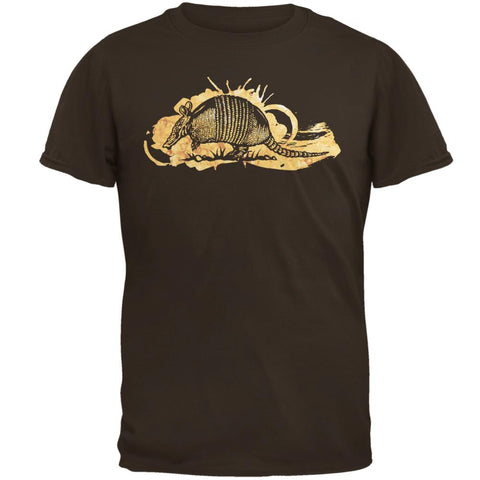 Armadillo Watercolor Splatter Mens T Shirt