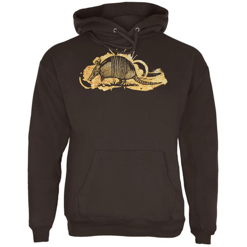 Armadillo Watercolor Splatter Mens Hoodie