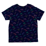 Dino Dinosaur Color Pattern Cute All Over Toddler T Shirt