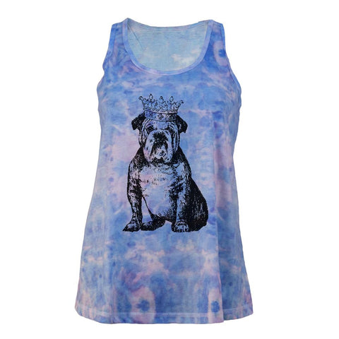 Bulldog Crown Juniors Tie Dye Tank Top