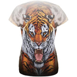 Always Be Yourself Unless Wild Tiger All Over Womens T Shirt