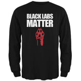 Black Labs Matter Mens Long Sleeve T Shirt