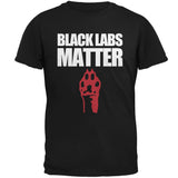 Black Labs Matter Mens T Shirt front view