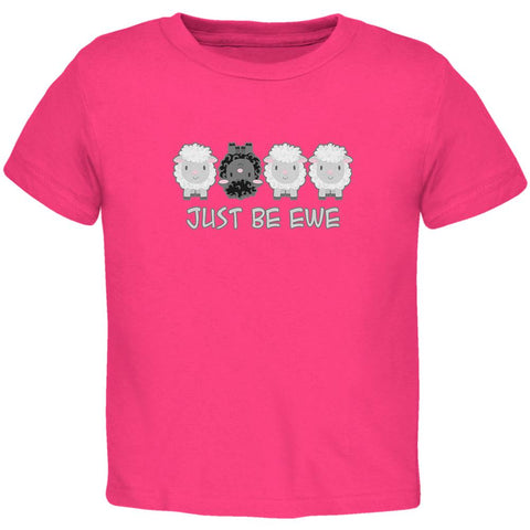 Just Be You Ewe Black Sheep Toddler T Shirt