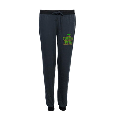 Always Be Yourself Turtle Juniors Pajama Pants