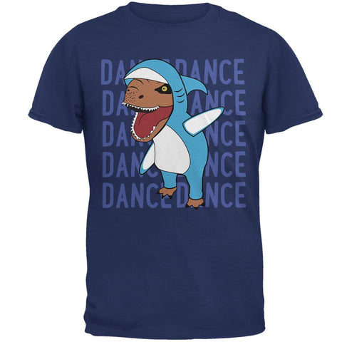 Halloween T-Rex Left Shark Costume Dance Mens T Shirt
