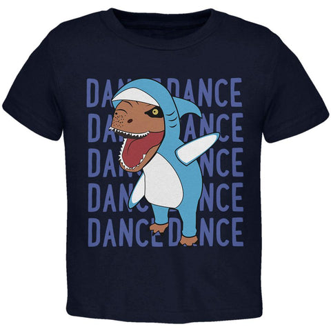Halloween T-Rex Left Shark Costume Dance Toddler T Shirt