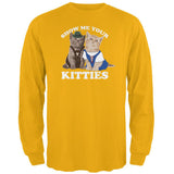 Oktoberfest Show Me Your Kitties Lederhosen Dirndl Beer Maiden Cat Mens Long Sleeve T Shirt