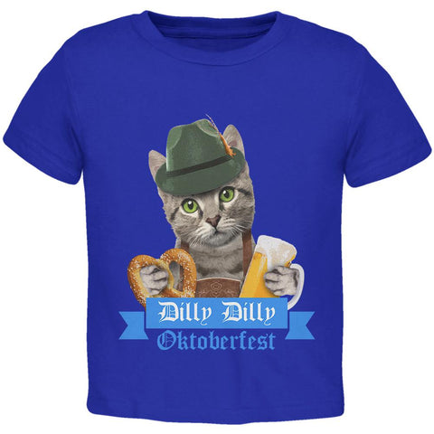 Dilly Dilly Oktoberfest Funny Cat Toddler T Shirt