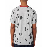 Dog Dalmatian Costume Red Collar Mens Soft T Shirt