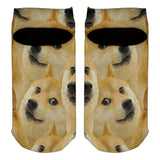 Doge Meme All Over Adult Ankle Socks