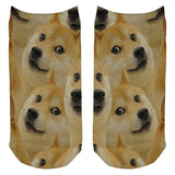 Doge Meme All Over Adult Ankle Socks