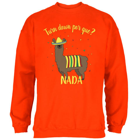 Cinco De Mayo Llama Fiesta Mens Sweatshirt