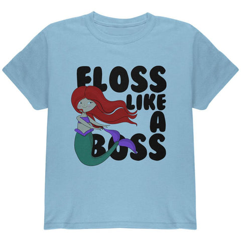 Floss Like A Boss Mermaid Youth T Shirt