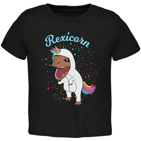 T-Rex Dinosaur in Unicorn Costume Rexicorn Toddler T Shirt