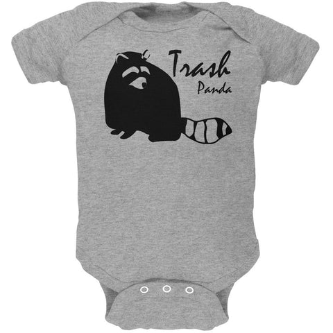 Raccoon Trash Panda Silhouette Soft Baby One Piece
