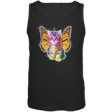 Rainbow Butterfly Unicorn Kitten Mens Tank Top