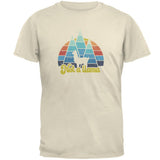 Vintage Alpaca Not a Llama Mens T Shirt