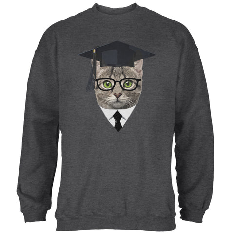 Graduation Funny Cat Mens Sweatshirt front view