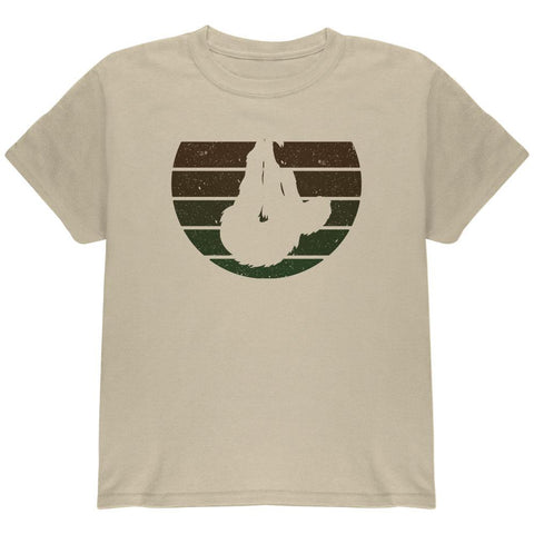 Sloth Retro Naturals Youth T Shirt