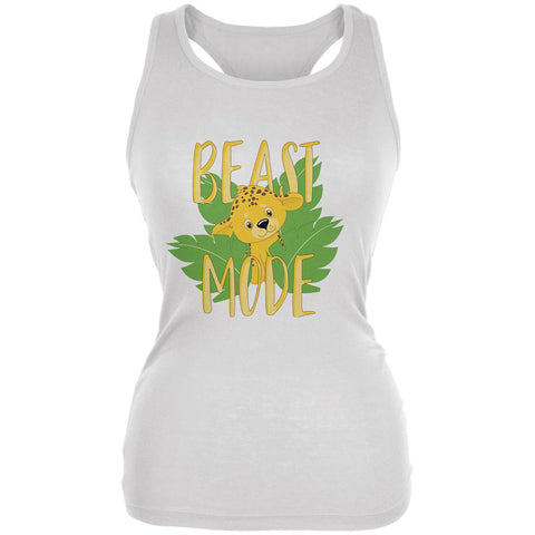 Beast Mode Cute Cheetah Cub Juniors Soft Tank Top