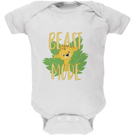 Beast Mode Cute Cheetah Cub Soft Baby One Piece