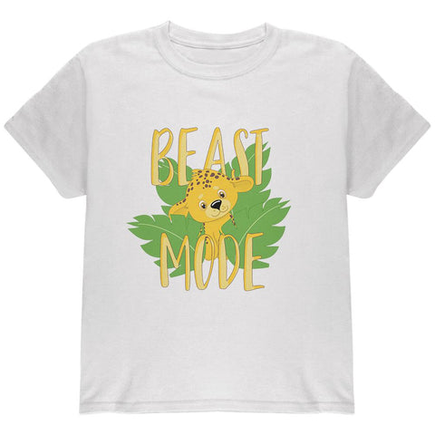 Beast Mode Cute Cheetah Cub Youth T Shirt