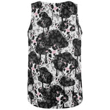 Cute Mad Cow Pattern All Over Mens Tank Top