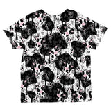 Cute Mad Cow Pattern All Over Toddler T Shirt