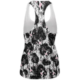 Cute Mad Cow Pattern All Over Womens Work Out Tank Top