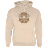 Henna Mandala Elephant Mens Hoodie