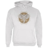 Henna Mandala Elephant Mens Hoodie